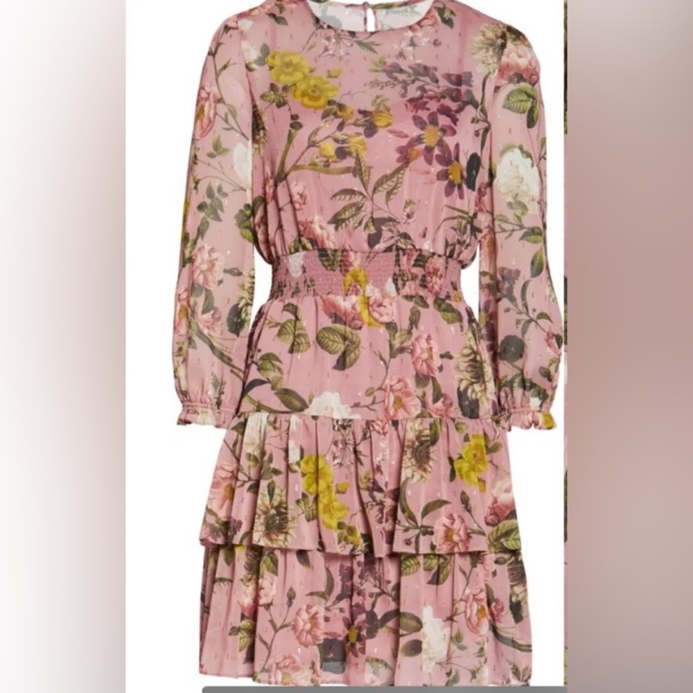 Eliza J Floral Ruffle Size: 6.